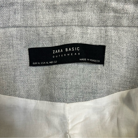 ◾️Zara Basic Outerwear Grey Coat - Picture 10 of 10